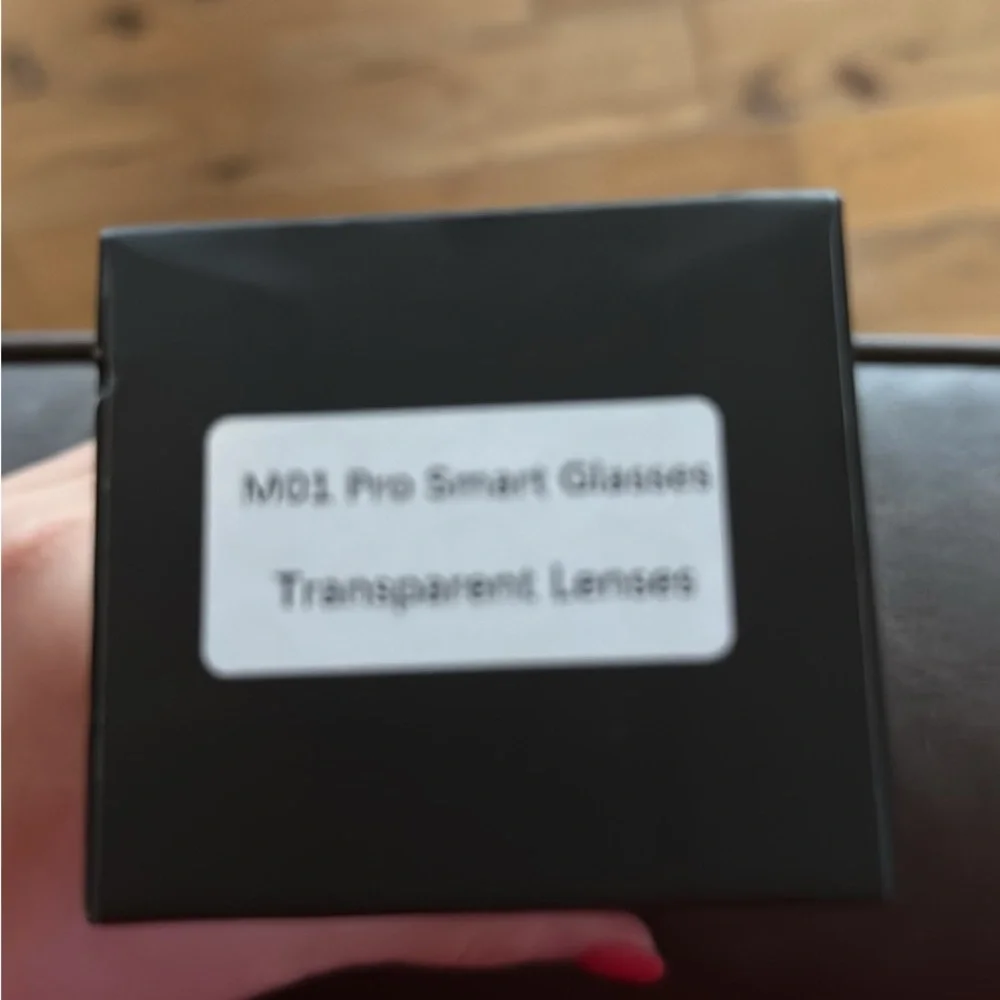 Brand MD1 Pro Smart Glasses - Transparent Lenses, Black